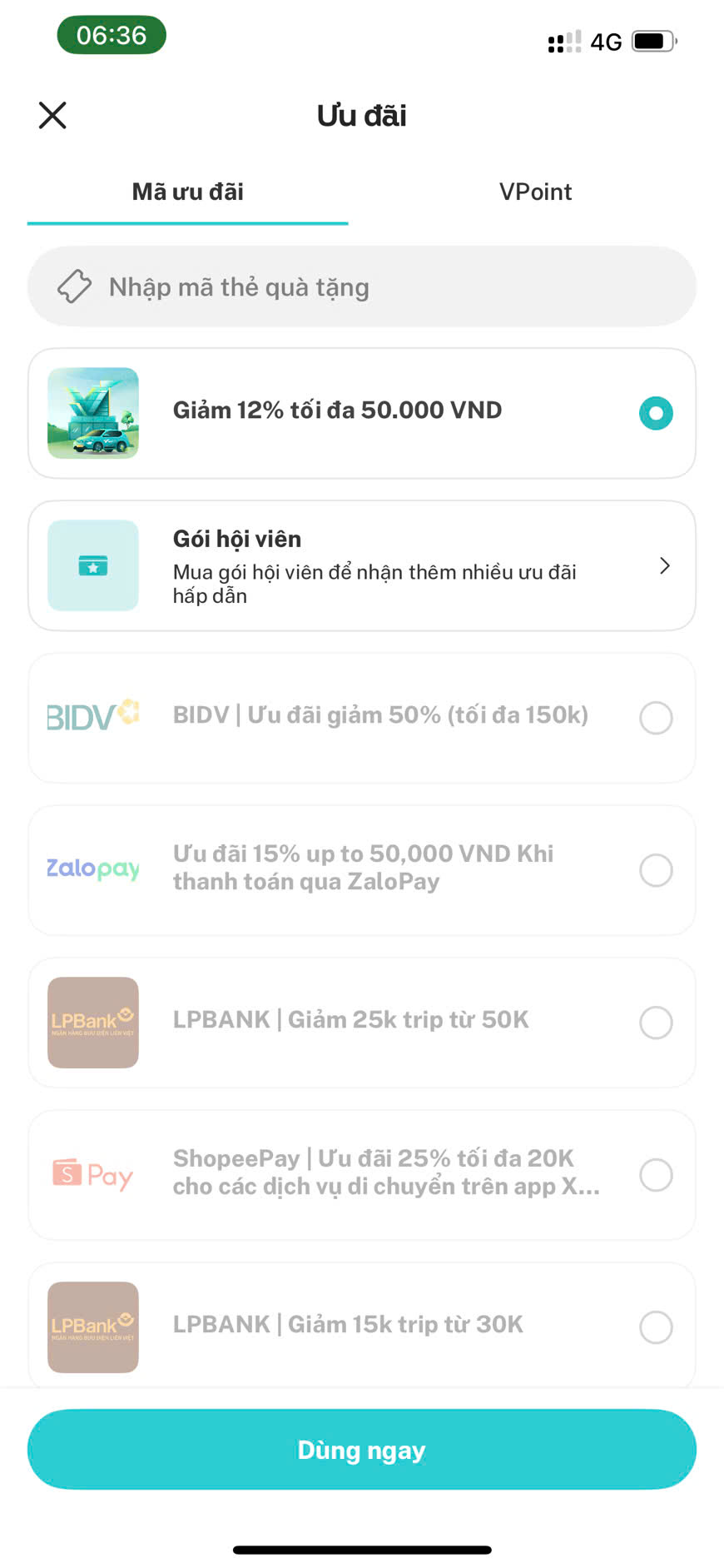 Hướng dẫn đặt xe Taxi Xanh trên app